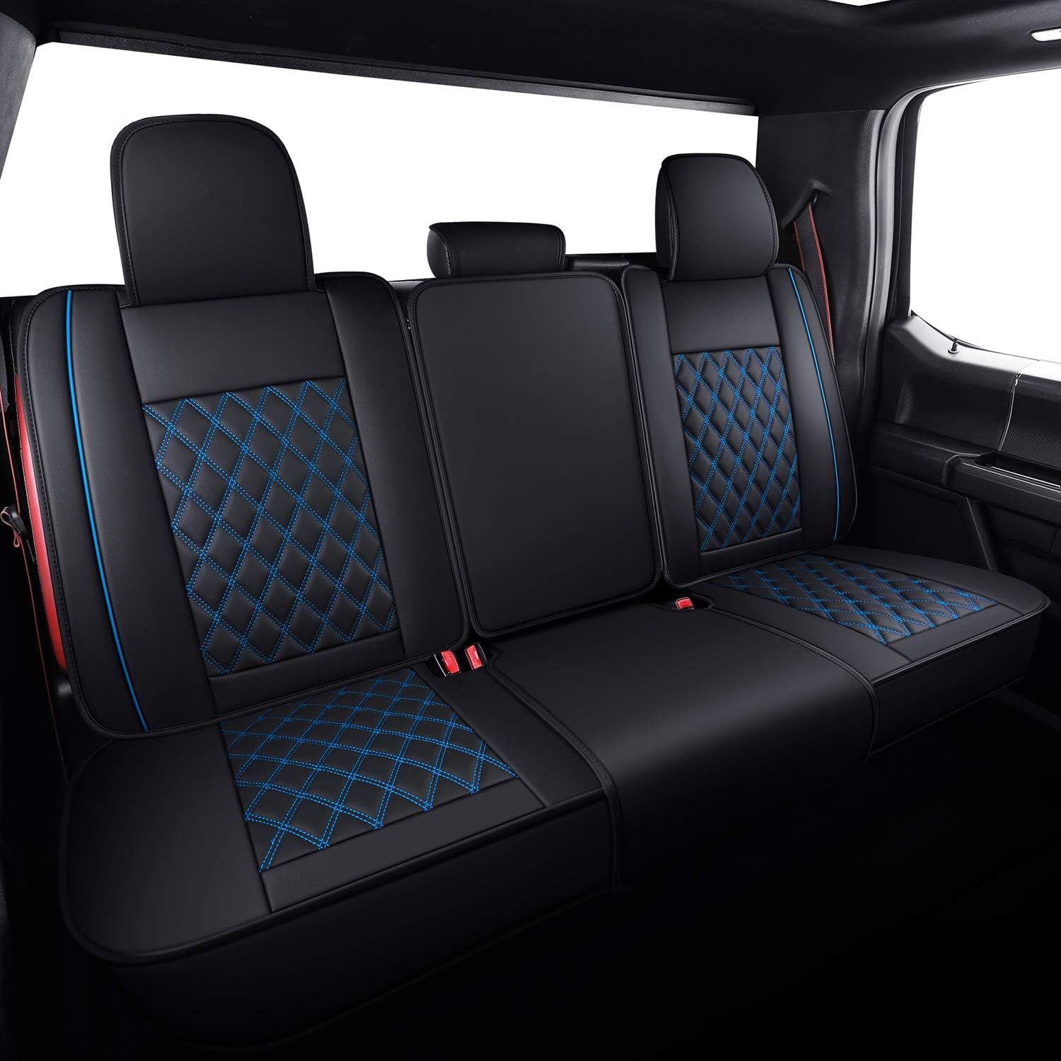AUCT 14217 - $170 Aierxuan Full Set Car Seat Covers Custom Fit 2009-2026 - Image 3