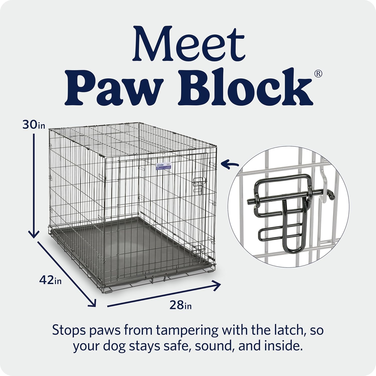 AUCT 12028 - $118 MidWest Homes for Pets 42-Inch iCrate for Large Breeds, - Image 4