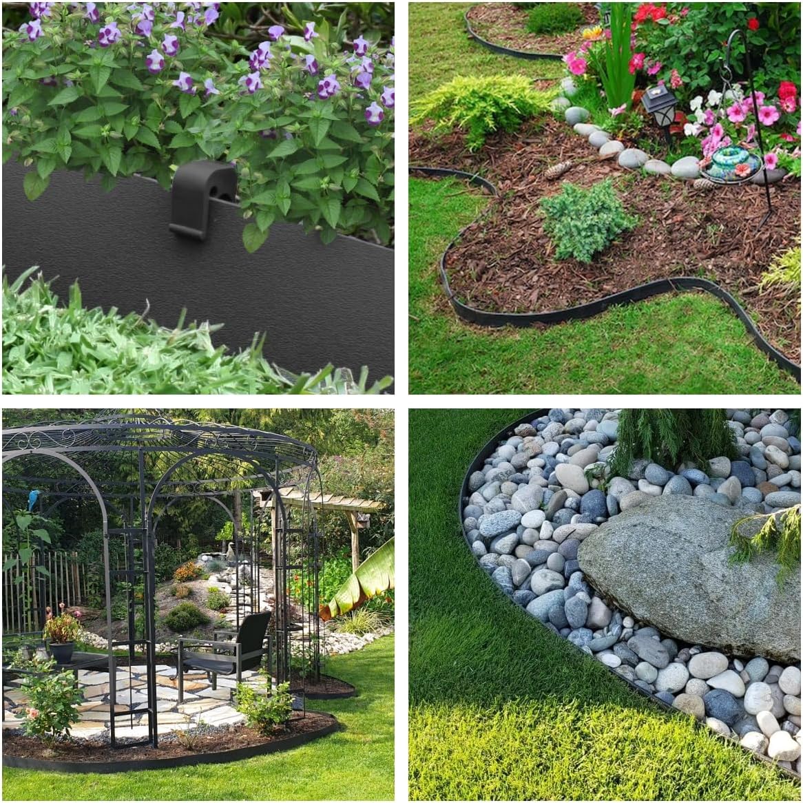 AUCT 13039 - $74 A ANLEOLIFE 100FT Flexible Plastic Landscape Edging Coil - Image 2