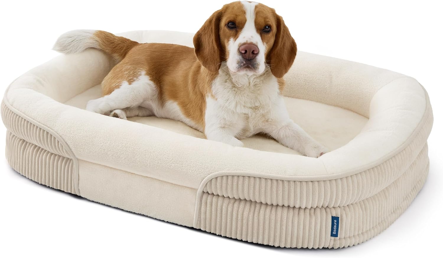 AUCT 13386 - $57 Bedsure Orthopedic Dog Beds Large Sized Dog - 360 Oval