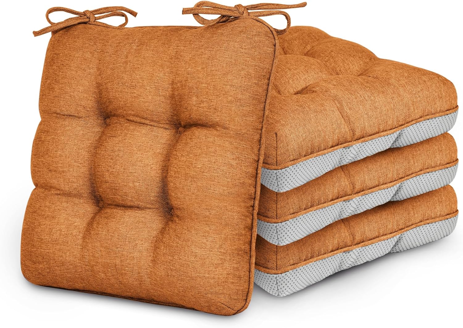 AUCT 13372 - $64 Love's cabin Memory Foam Chair Cushions Set of 4, 19"x19
