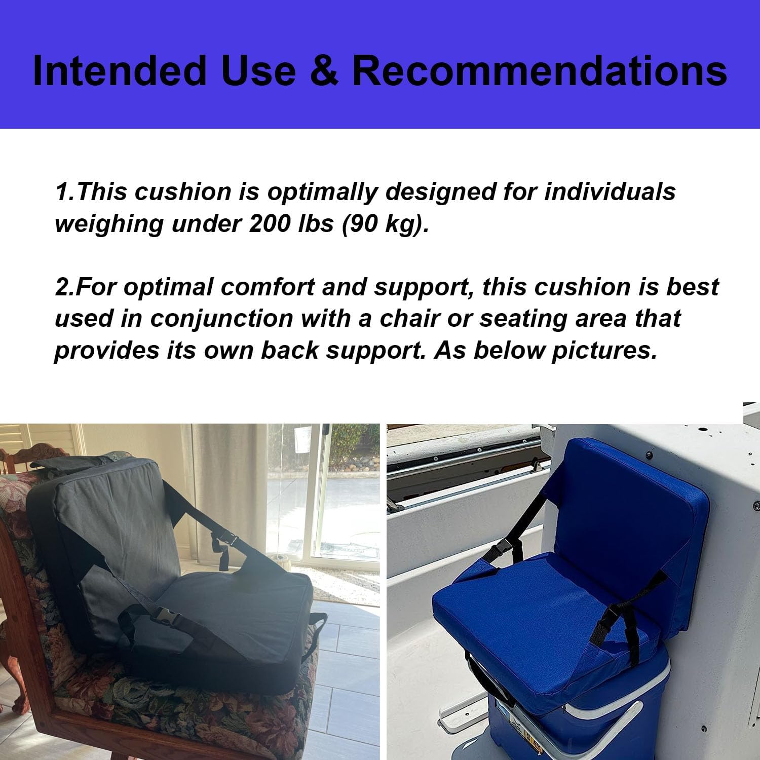AUCT 13348 - Indoor & Outdoor Folding Chair Cushion Without Back Support, - Image 4