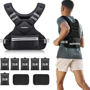 AUCT 14348 - $58 PACEARTH Adjustable Weight Vest 4-10lbs / 11-20lbs / 20-