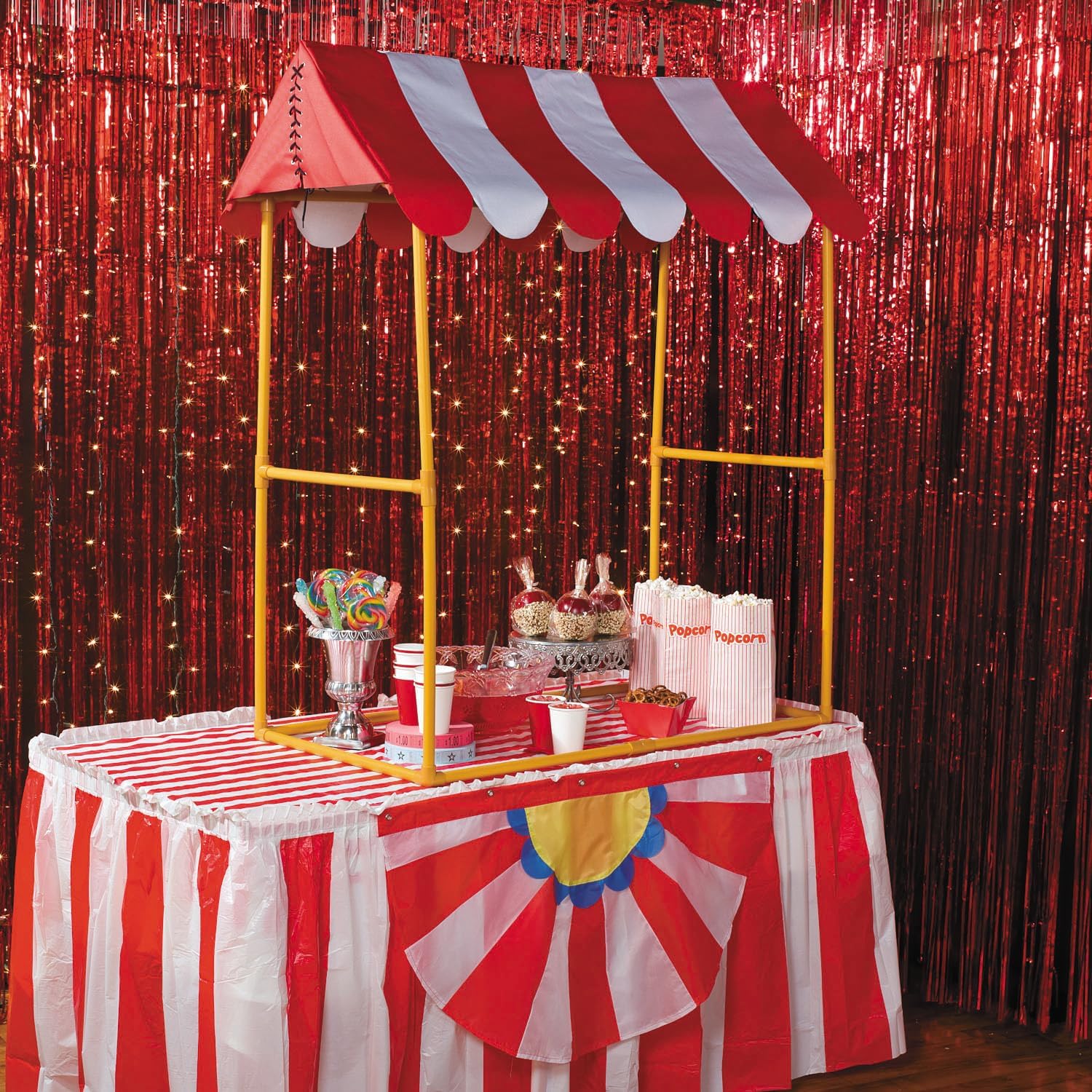 AUCT 13504 - Fun Express Tabletop Tent 2.5 x 3.8 Feet - Carnival Circus T - Image 4