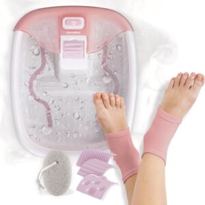 AUCT 12189 - Homedics Bubble Bliss Deluxe Footbath Gift Set   Maintain He