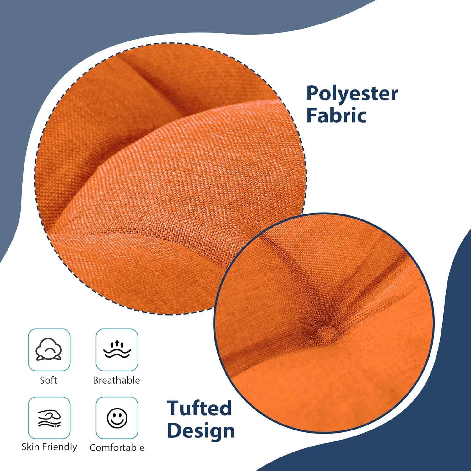 AUCT 13300 - $54 IASEAHK Chair Cushions for Dining Chairs, Seat Cushions - Image 3