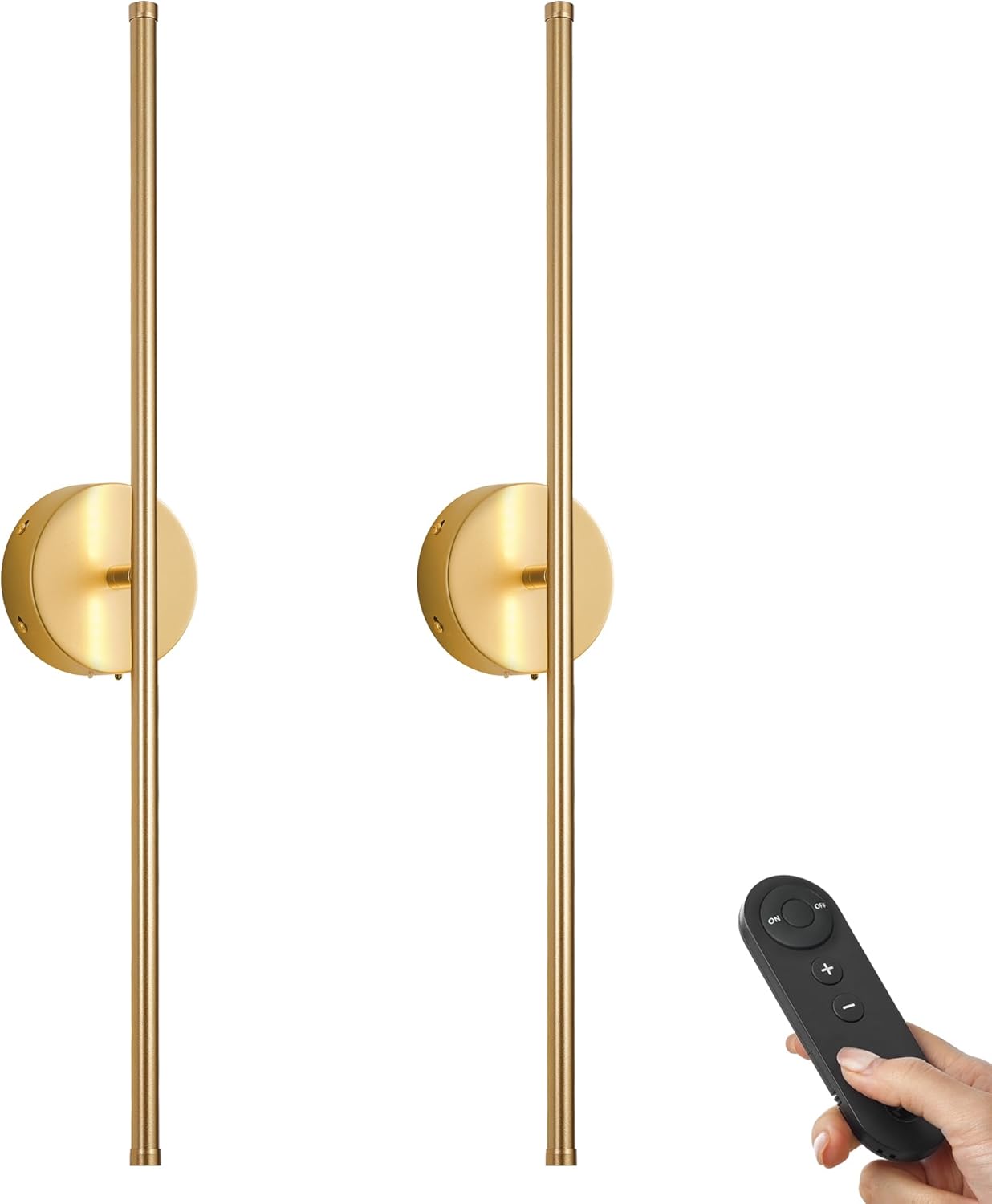 AUCT 13010 - $100 KARTOOSH Battery Operated Wall Sconces with Remote Cont
