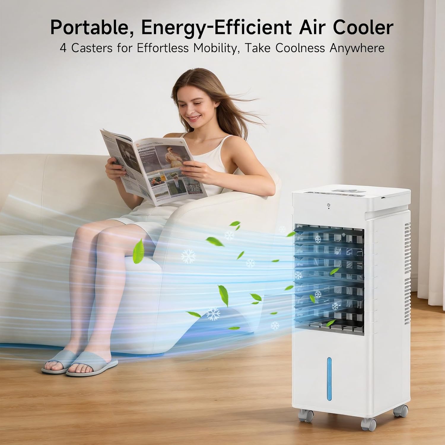 AUCT 13944 - $90 Portable Air Conditioners, 3-IN-1 Evaporative Air Cooler - Image 3