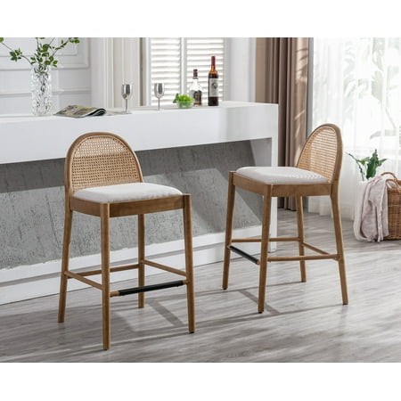 AUCT 12019 - $270 Guyou Modern Bar Stools Set of 2 30 Counter Height Bar
