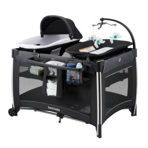AUCT 12410 - $170 Pamo Babe 4 in 1 Baby Playards with Bassinet & Changing