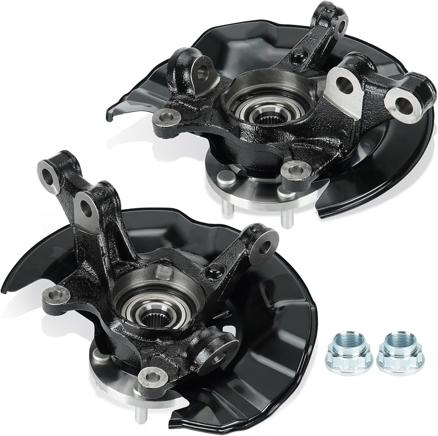 AUCT 12564 - $175 Pair of Front Steering Knuckle & Wheel Bearing Hub Asse