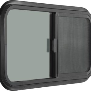 AUCT 14212 - $173 2 Pack Horizontal RV Windows, 24" W x 20" H Tinted Slid