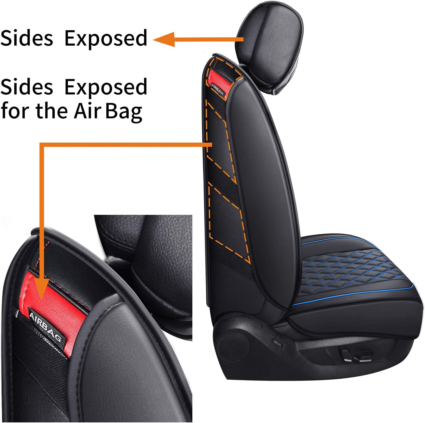 AUCT 14217 - $170 Aierxuan Full Set Car Seat Covers Custom Fit 2009-2026 - Image 4