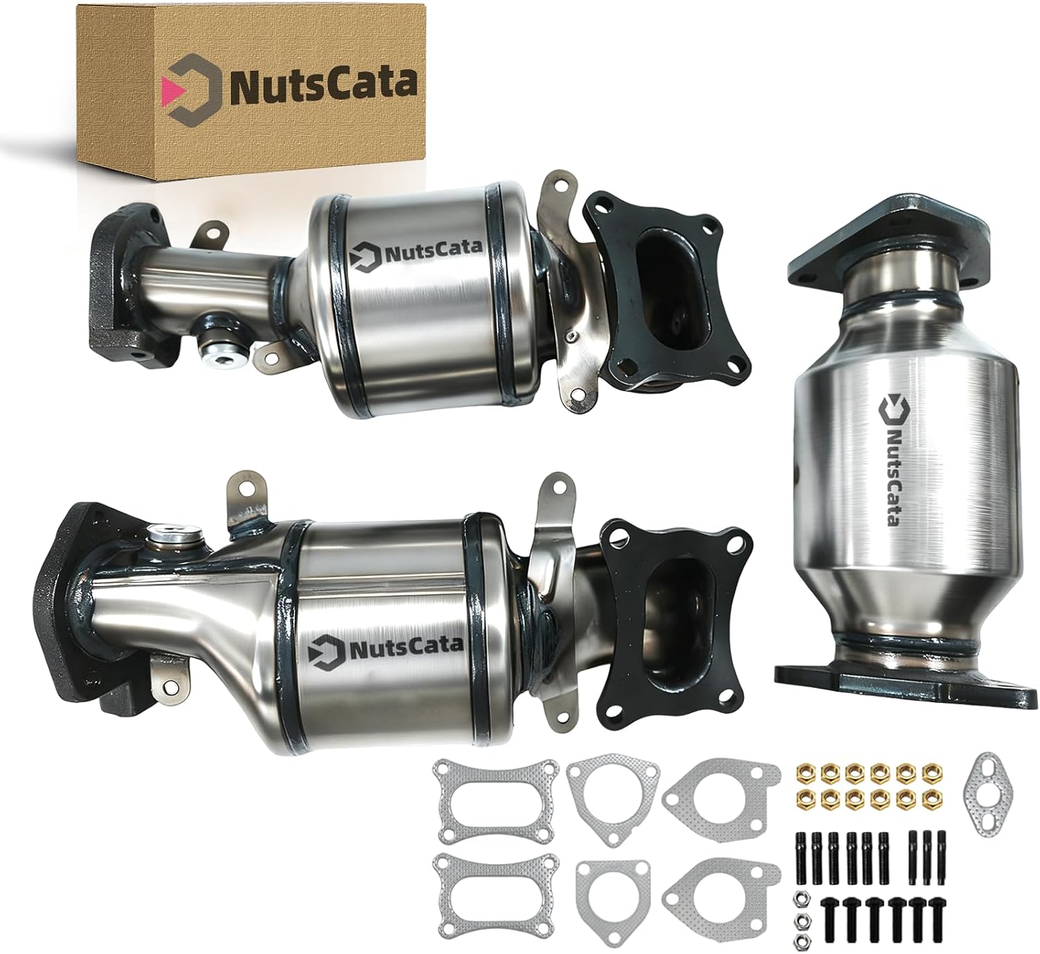 AUCT 14316 - $245 3Pcs Catalytic Converter Compatible with 2008-2015 Hond