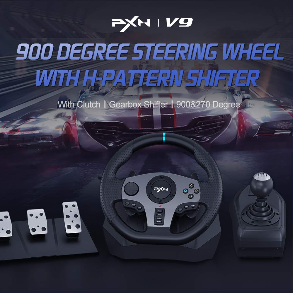 AUCT 13399 - $150 PXN V9 Steering Wheel for PC, PS4, Xbox, Switch - Unive - Image 2