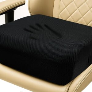 AUCT 13346 - 6" Extra Thick Memory Foam Office Chair Cushion   2-Layer Bo