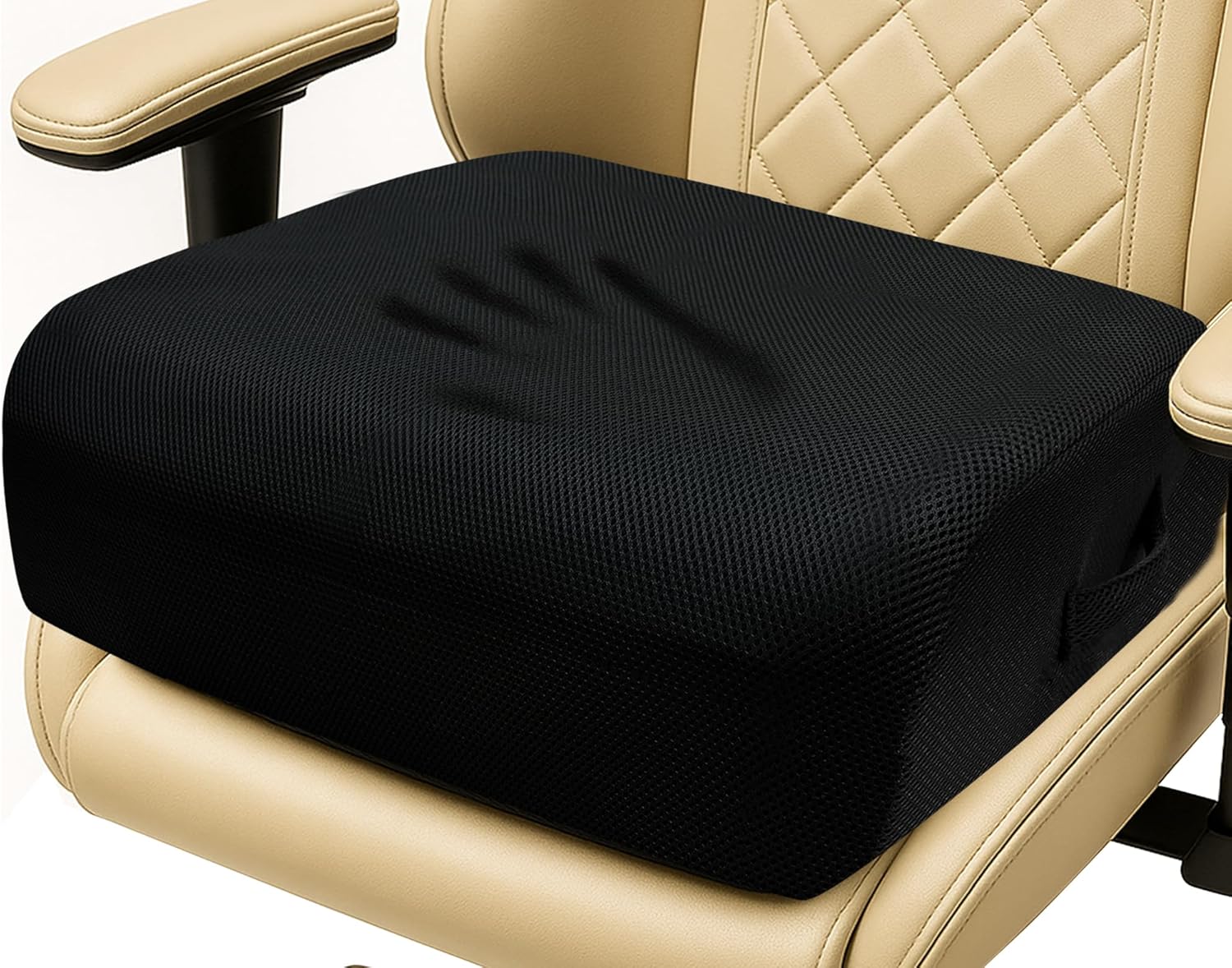 AUCT 13346 - 6" Extra Thick Memory Foam Office Chair Cushion 2-Layer Bo