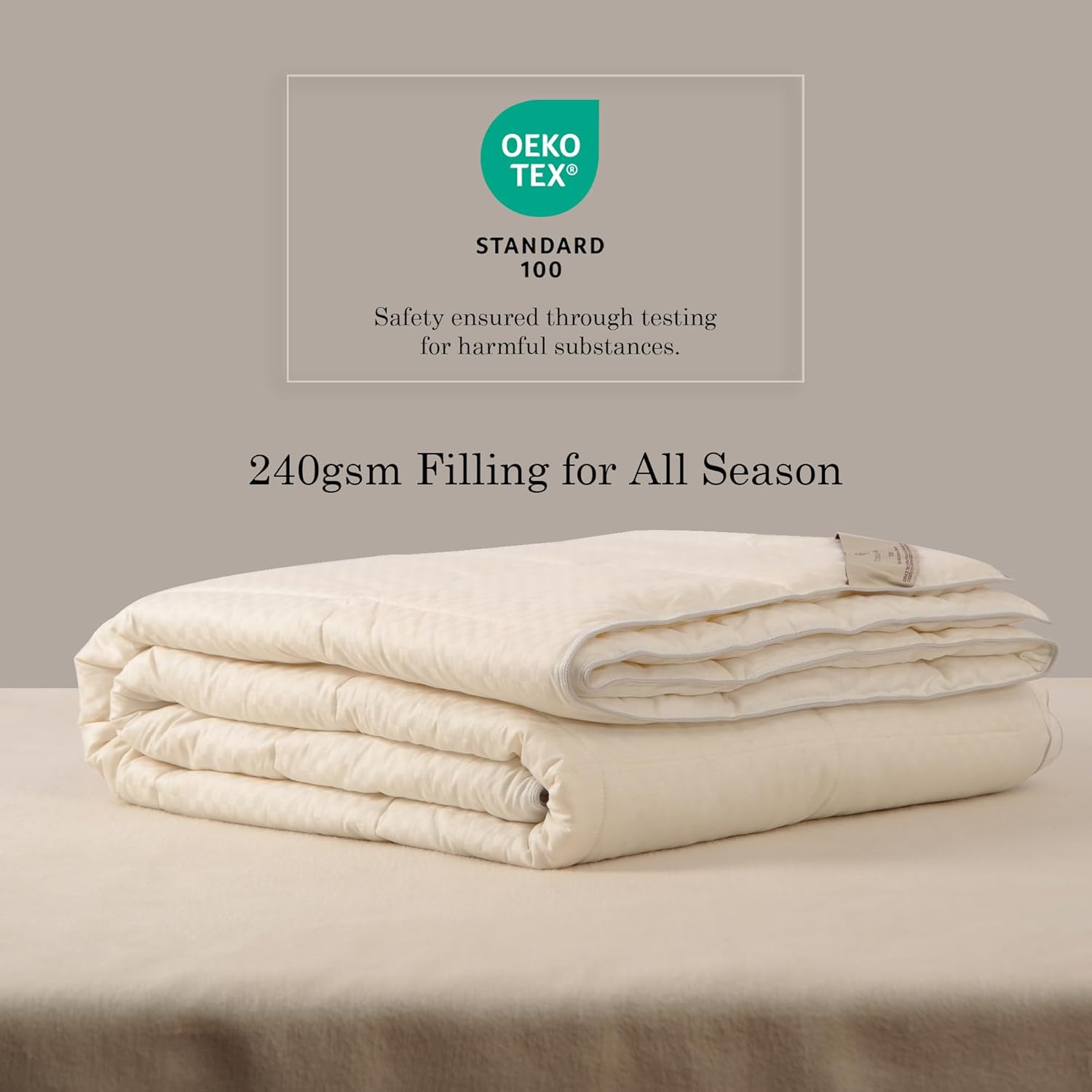 AUCT 13240 - $170 CUDDLE DREAMS Wool Comforter Duvet Insert, 100% Austral - Image 3