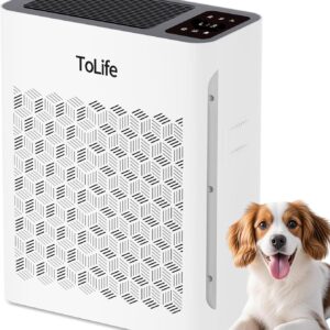 AUCT 13263 - $70 Tolife Air Purifier Large Room, HEPA Air Purifiers for H