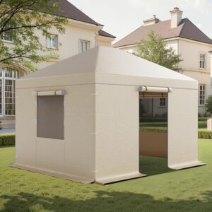 AUCT 12892 - $116 VEVOR Winter Gazebo Cover Fits 10 x 12 ft Hardtop Gazeb