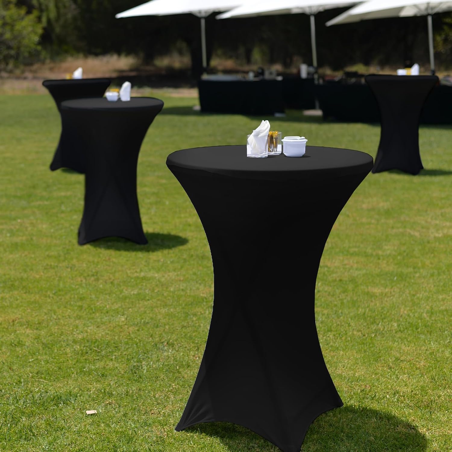 AUCT 14277 - $216 Wenqik 2 Sets 32" High Top Round Folding Cocktail Table - Image 2