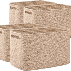 AUCT 13423 - OIAHOMY 4 Pack Storage Baskets for Organizing, Cube Storage