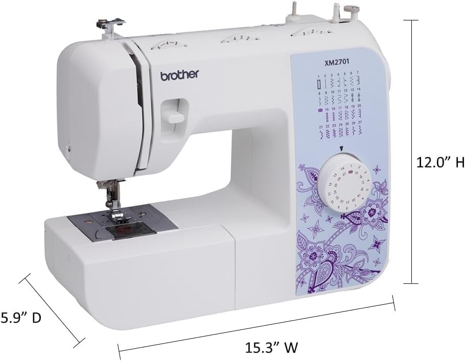 AUCT 13294 - $149 Brother Sewing Machine, XM2701, Lightweight Machine wit - Image 2