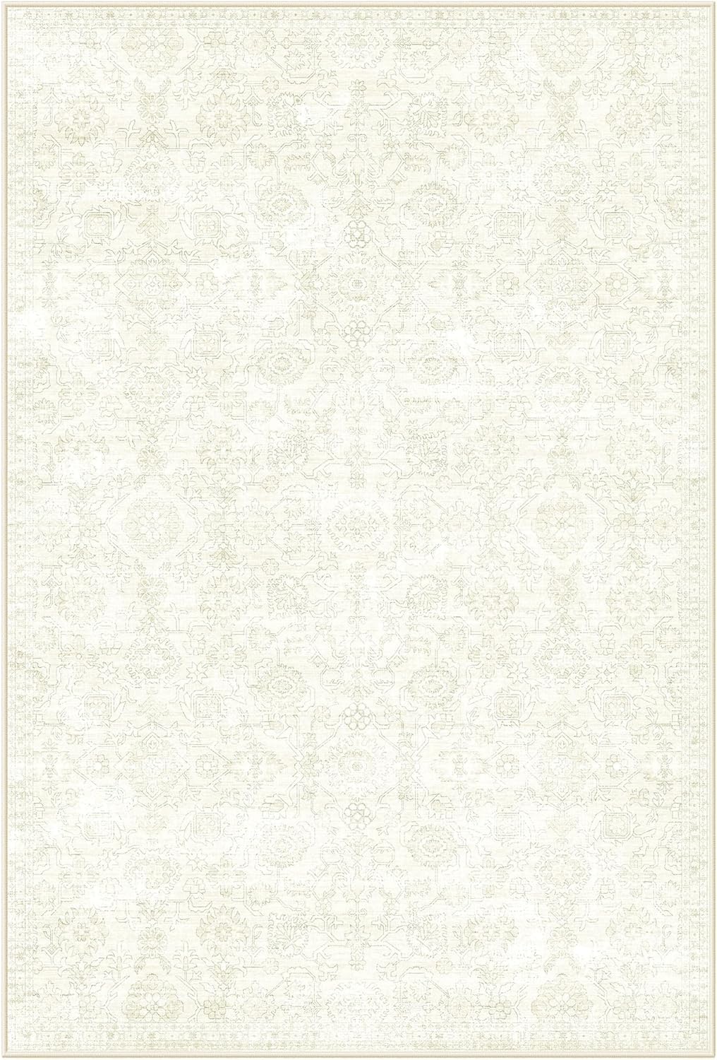 AUCT 14350 - $57 LIVELYGLOW 8x10 Washable Area Rug for Living Room Bedroo - Image 2