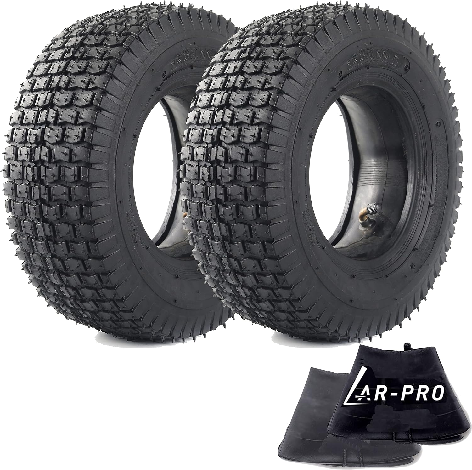 AUCT 12137 – AR-PRO Exact Replacement 12×5.00-6″ Tires and Inner Tubes fo