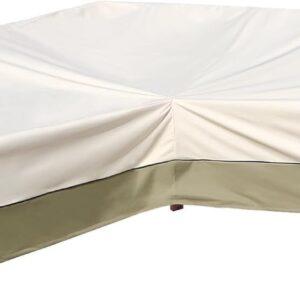 AUCT 13202 - $66 Outdoor Sectional Patio Furniture Covers - Waterproof Ri