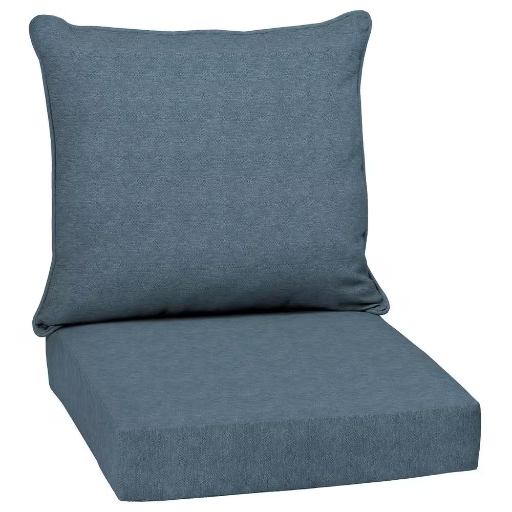 AUCT 14247 - $53 ARDEN 24 in. x 24 in. Denim Alair 2-Piece Deep Seating O