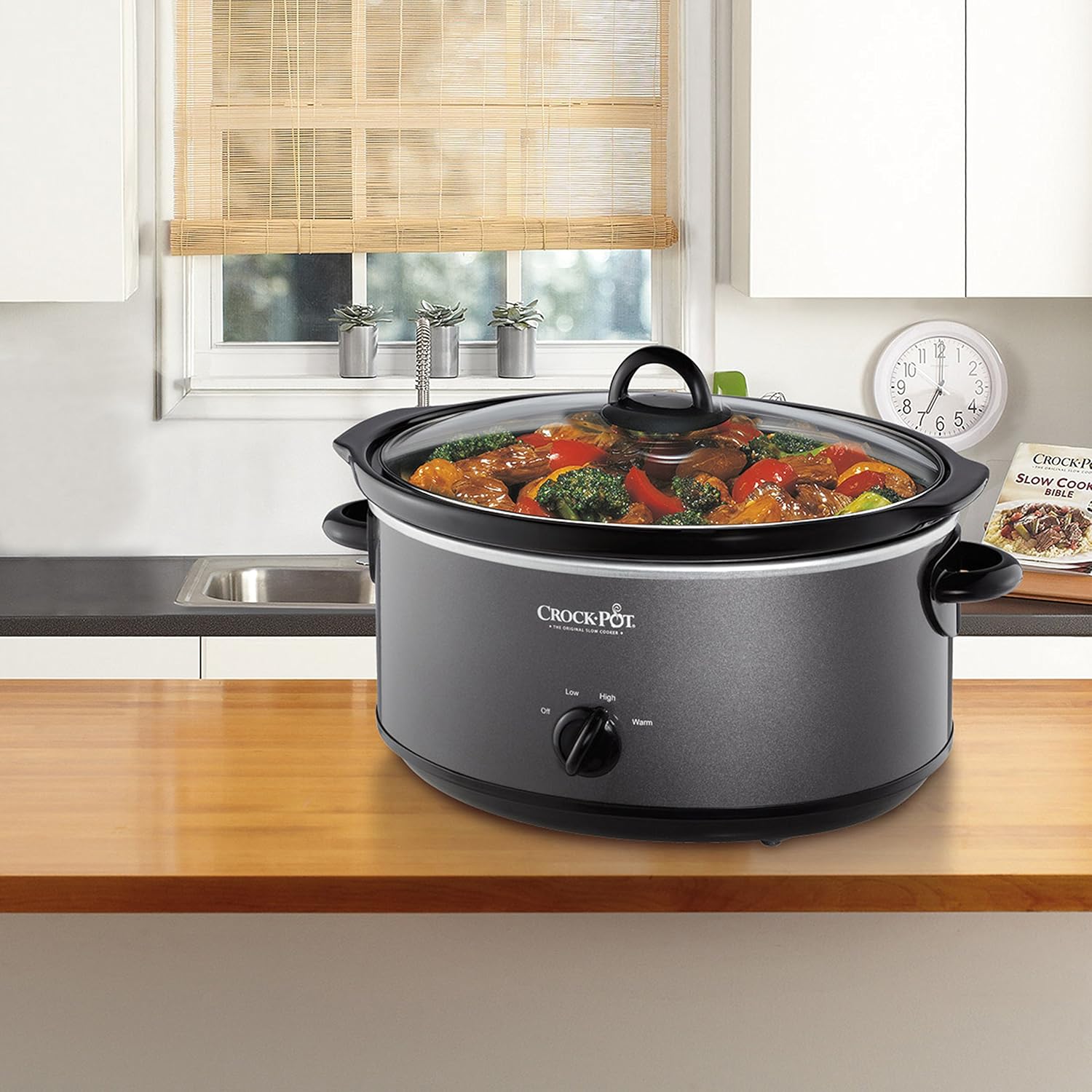 AUCT 13377 - $55 Crock-Pot 7-Quart Manual Slow Cooker, Family Size Serves - Image 3