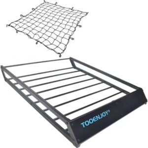 AUCT 12507 - $91 TOOENJOY Roof Rack Basket with Net, 43 x 35 x 4.7 , Anti