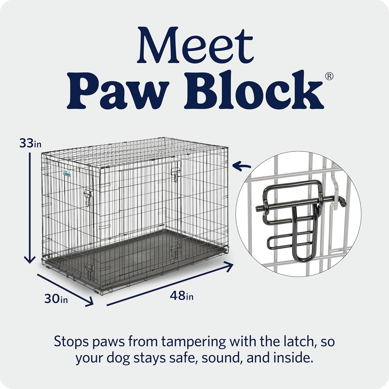 AUCT 12389 - $95 MidWest Homes for Pets 48-Inch iCrate for Extra-Large Br - Image 4