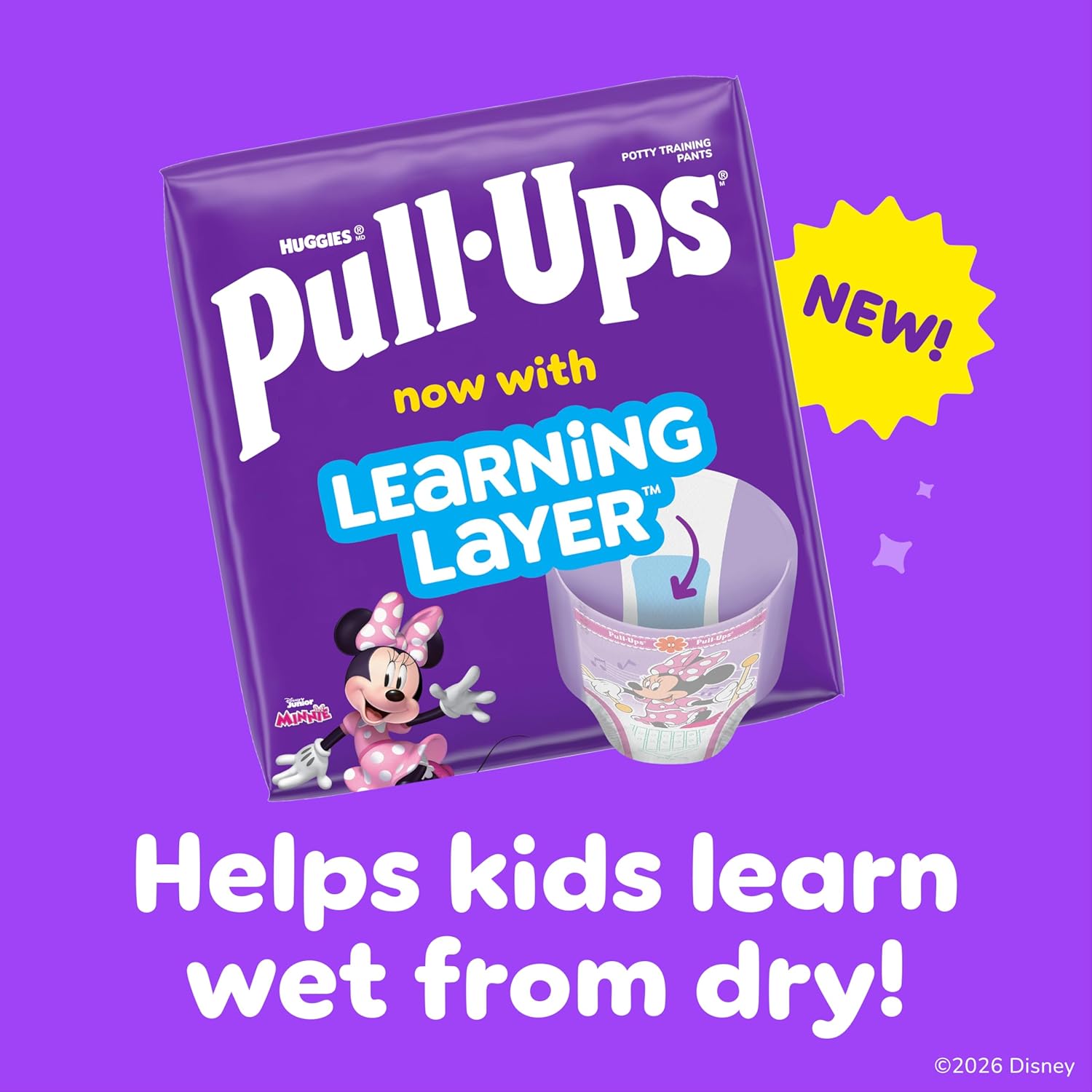 AUCT 13435 - Pull-Ups Girls' Potty Training Pants, Size 5T-6T Training Un - Image 3
