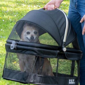 AUCT 13583 - $59 Pet Gear No-Zip View 360 Pet Carrier & Car Seat, Dark Ch