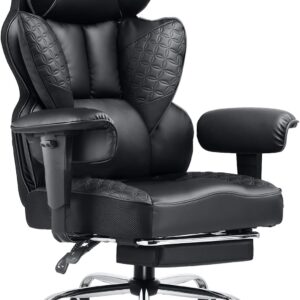 AUCT 12362 - $180 COMHOMA Big and Tall Office Chair Heavy Duty Wide Ergon