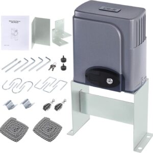AUCT 14033 - $190 CO-Z 1400 lb Sliding Gate Opener Kit for Gates Up to 40