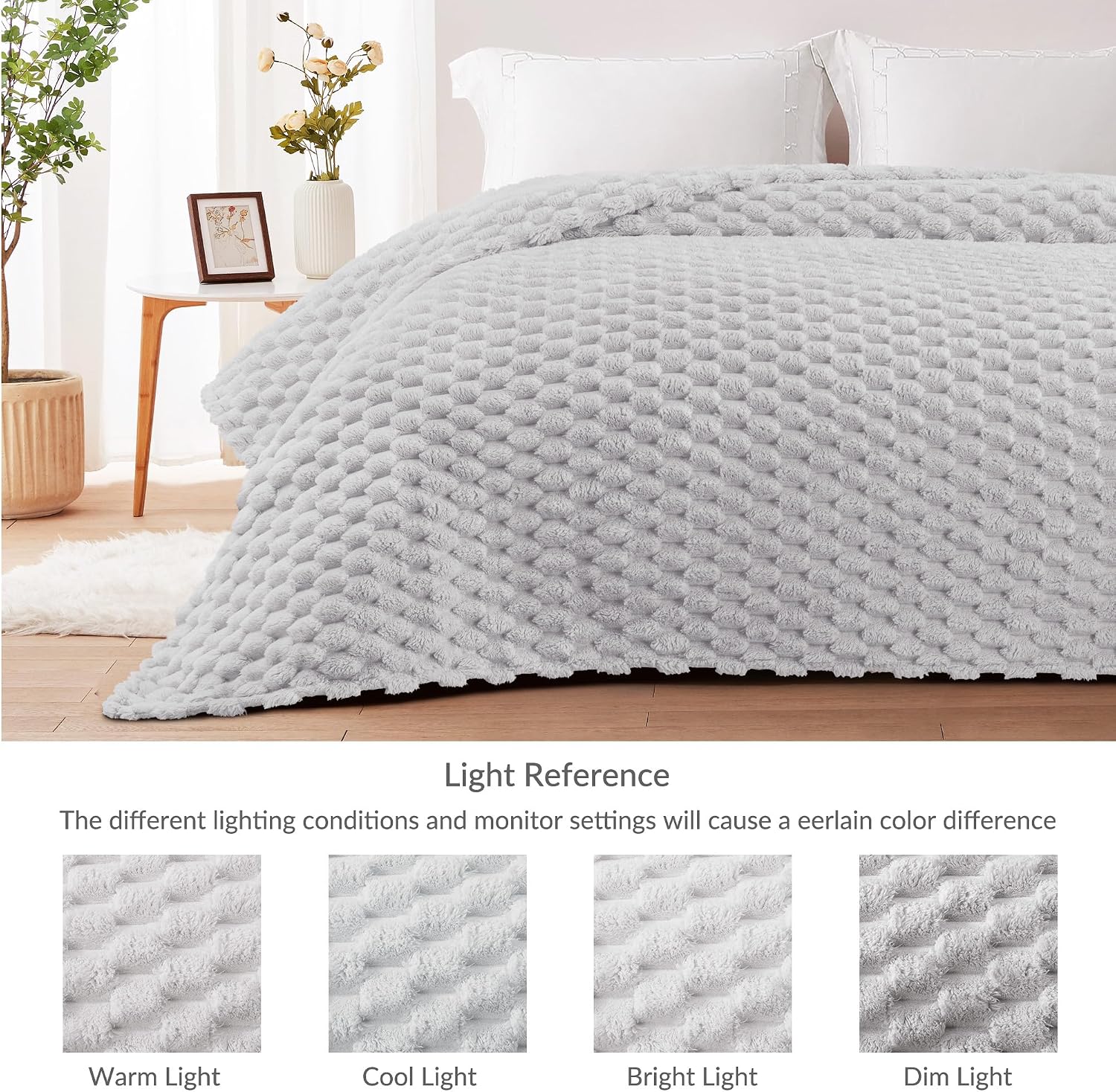 AUCT 13266 - Whale Flotilla Fleece King Size Bed Blankets, Luxury Super S - Image 4