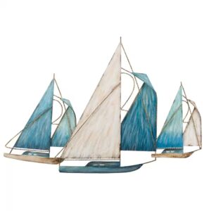 AUCT 14377mm - $127 41 in. Sailboat Wall Decor