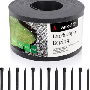 AUCT 13039 - $74 A ANLEOLIFE 100FT Flexible Plastic Landscape Edging Coil
