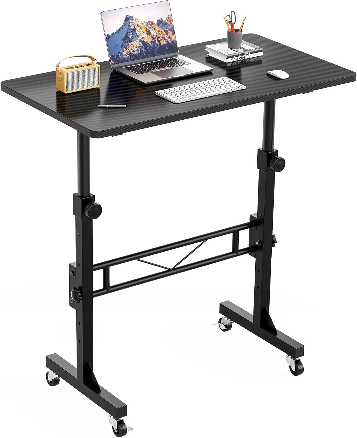 AUCT 13919 - HOMIDEC Standing Desk, 32 Inch Portable Small Desk Adjustabl