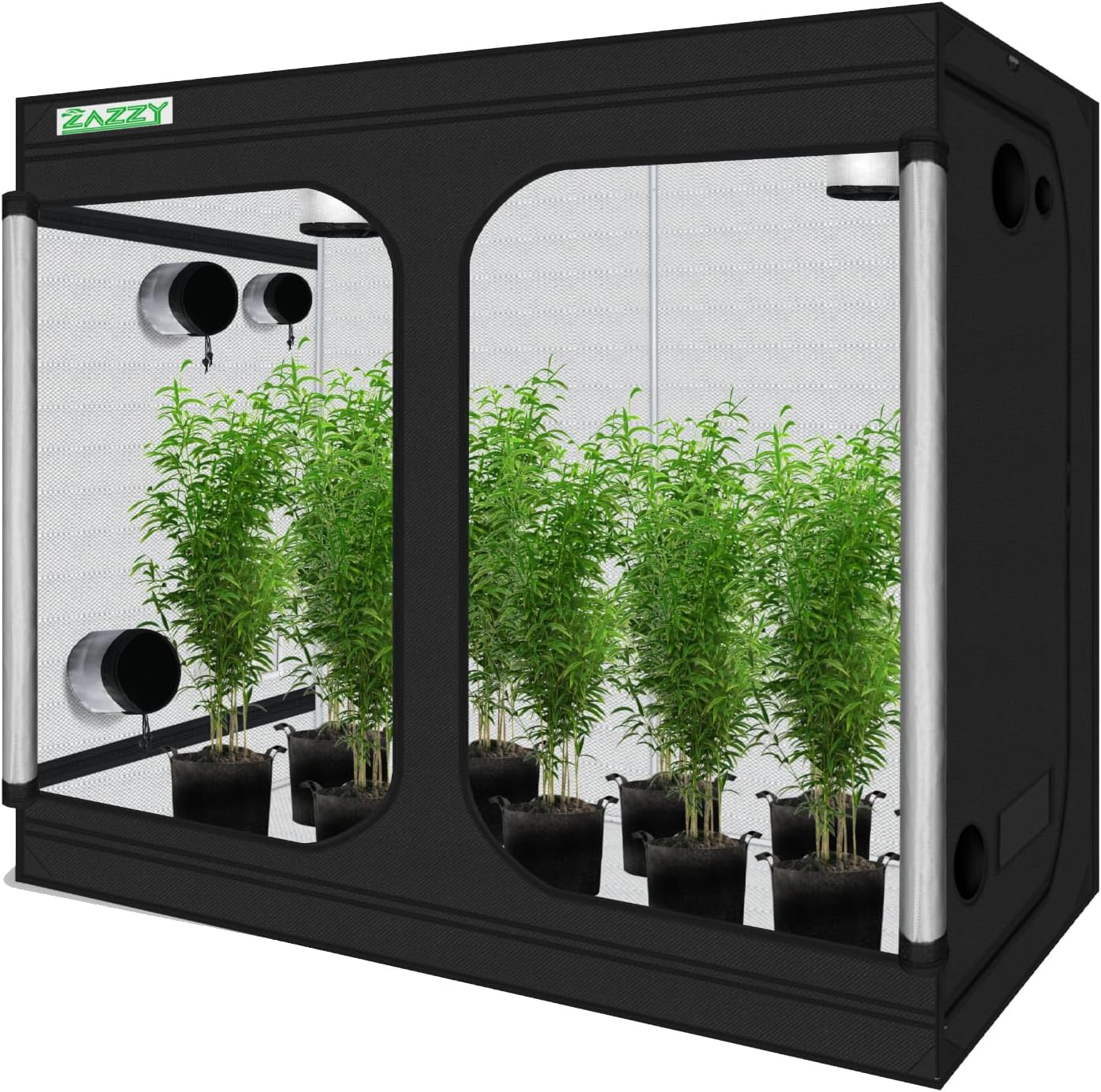 AUCT 12133 – $143 zazzy Grow Tent, 96 x48 x78 Plant Growing Tents 600D My