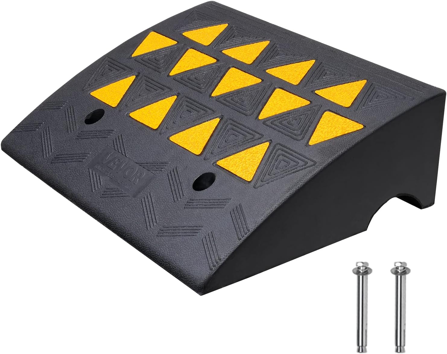 AUCT 12332 - VEVOR Rubber Curb Ramp 6' Rise Height Sidewalk Threshold Ram