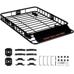 AUCT 14264 - $90 Roof Rack Cargo Basket, 46 x 36 x 4.5 in. Rooftop Cargo