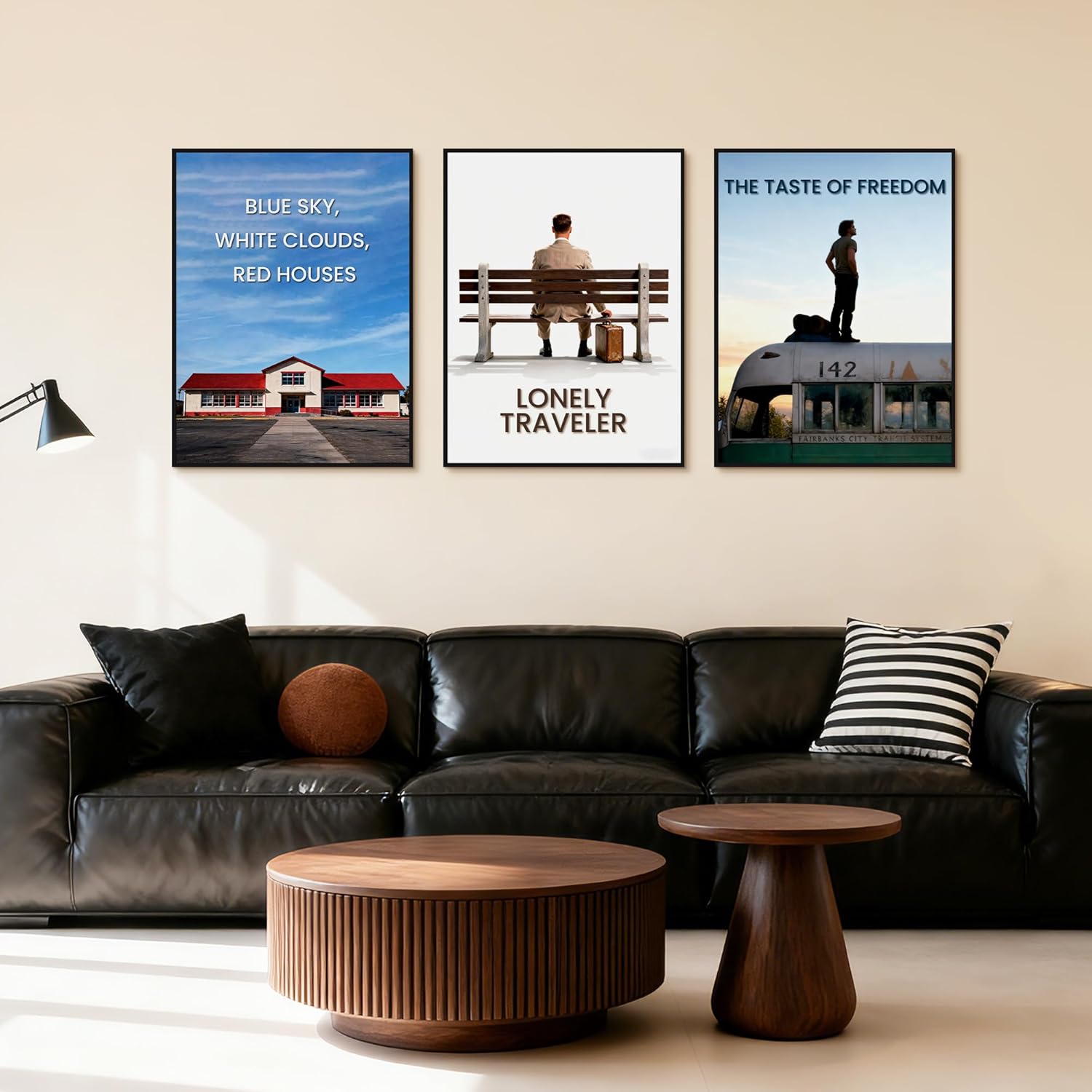 AUCT 13326mm - upsimples 24x32 Poster Frame Black 3 Pack, Scratch-Proof Pic - Image 2