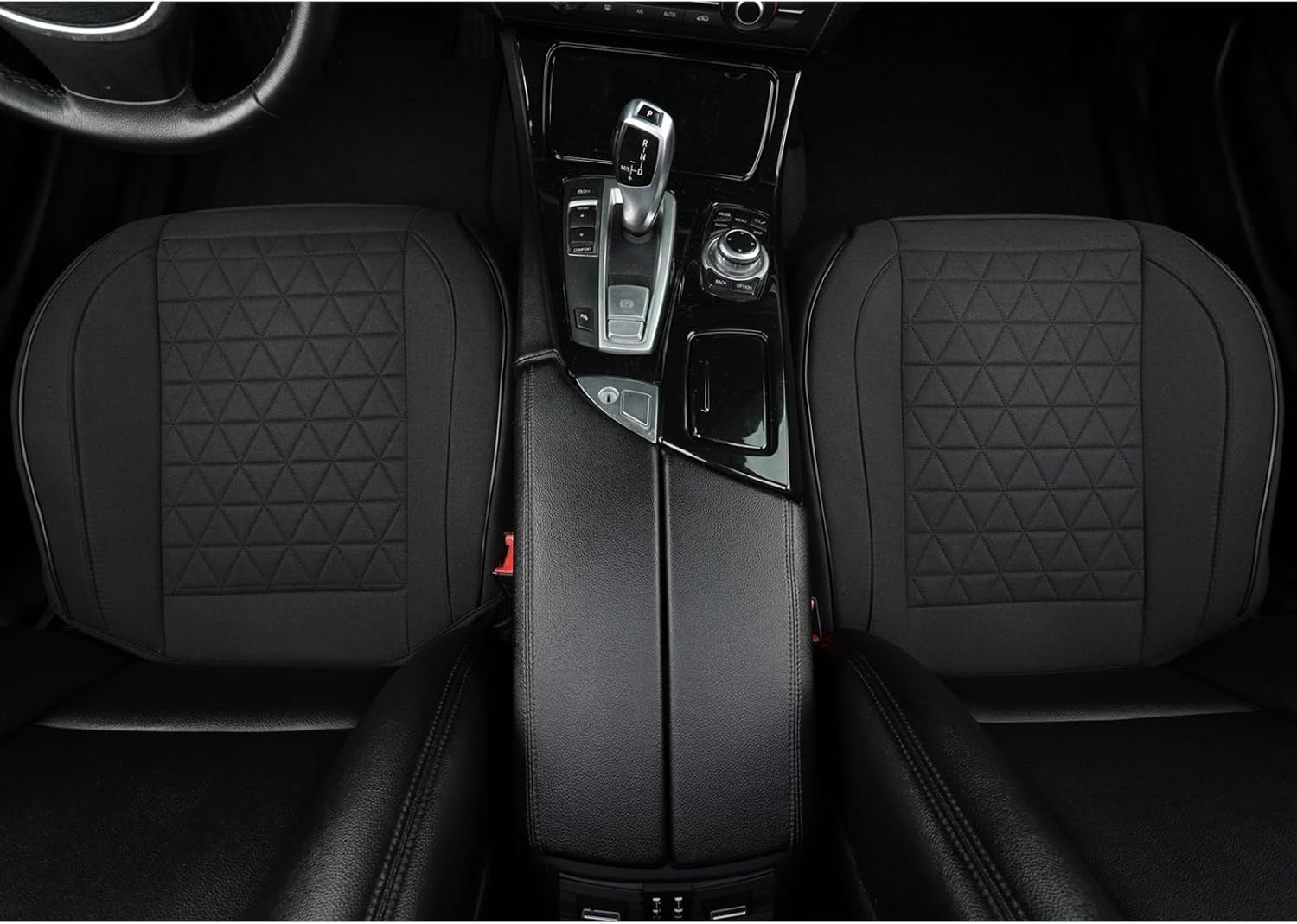 AUCT 12119 - West Llama Linen Front Car Seat Cover Protector Anti-Slip Bo - Image 3