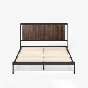 AUCT 12987b - $460 Zinus Gina Metal Platform Bed - Size: Full