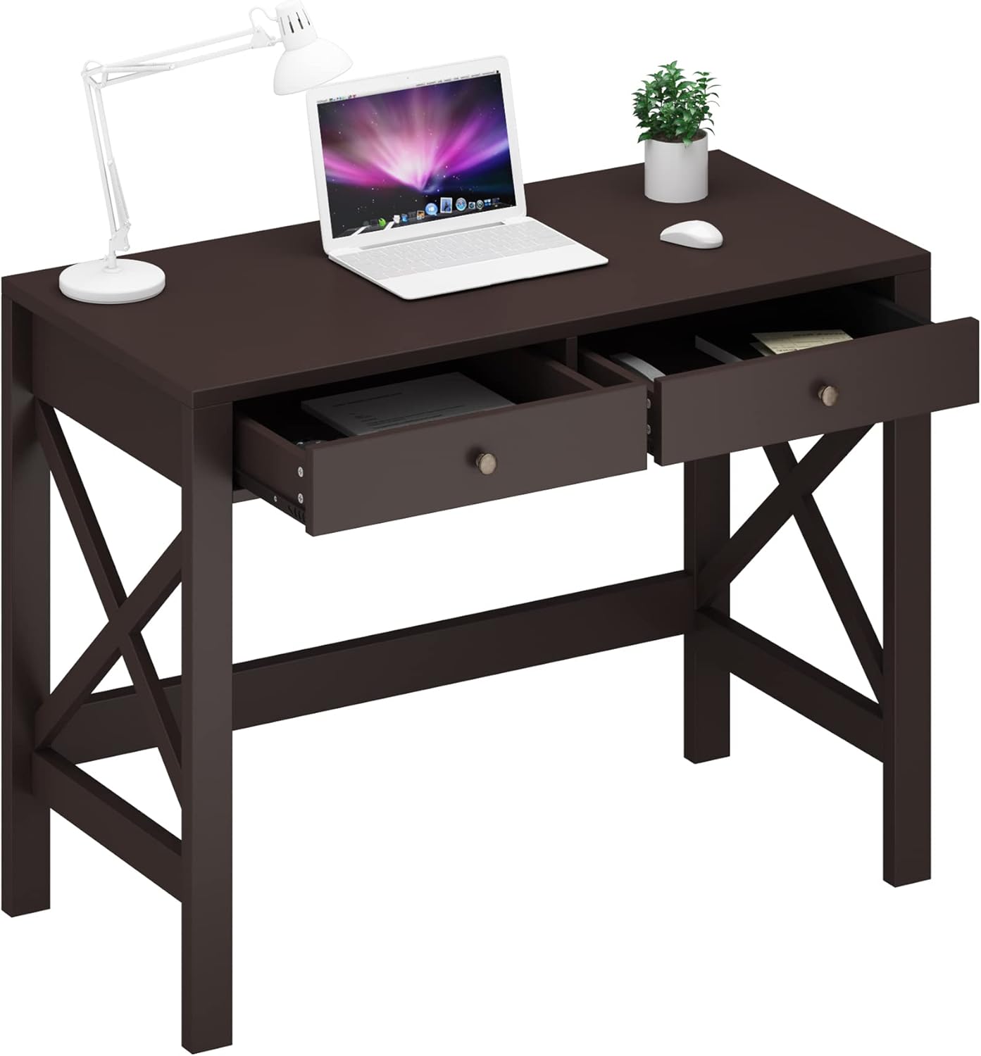 AUCT 12288 - $161 ChooChoo Computer Desk Study for Home Office, Modern Si