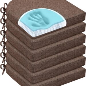 AUCT 13362 - $74 Chair Cushions for Dining Chairs, Non Slip Chair Pads wi